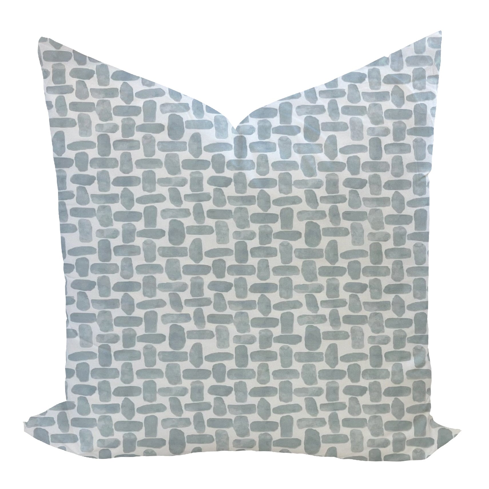 Arithmetic in Pale Blue Indoor/Outdoor Pillow Cover