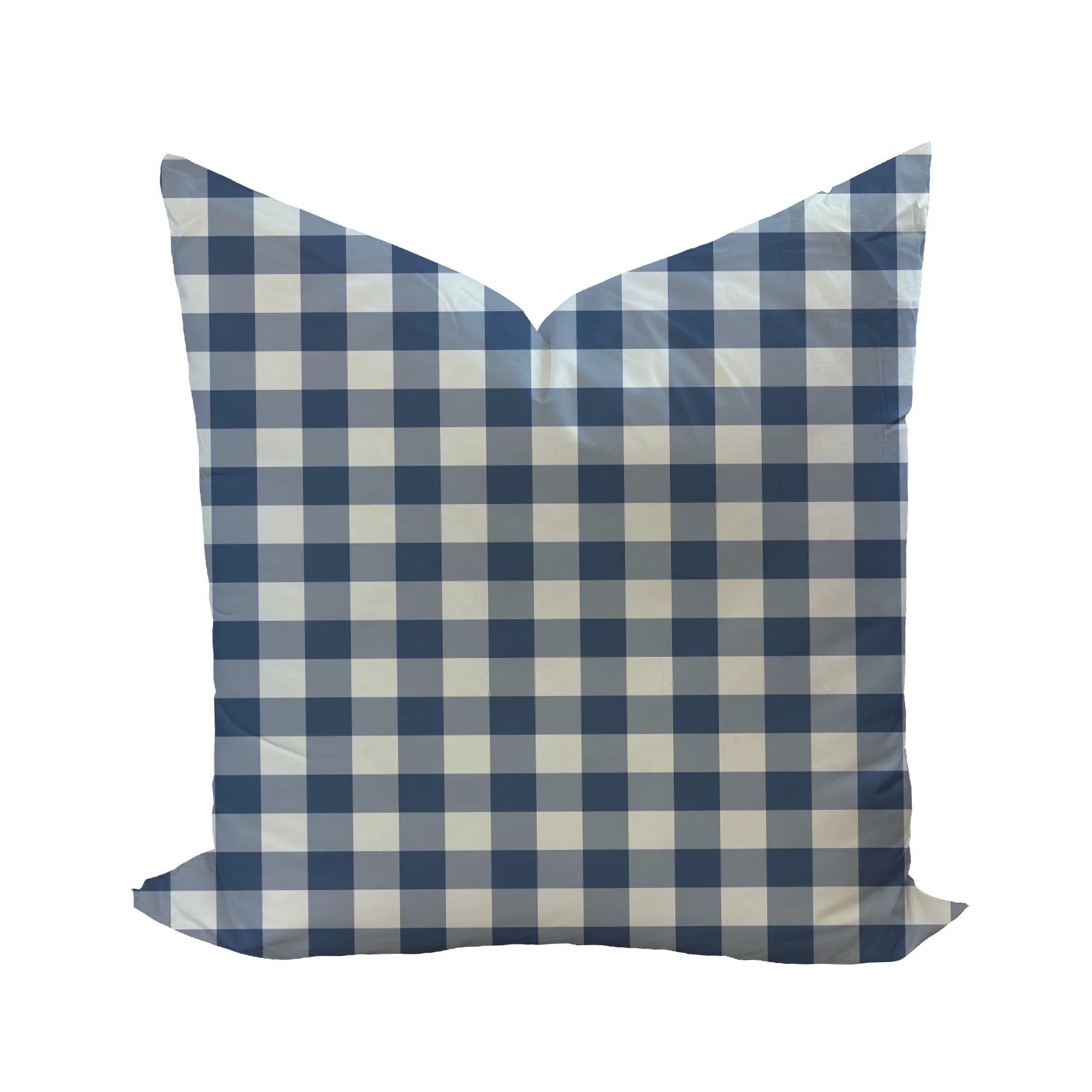 Iva Check Pillow in Admiral - The Mayfair Hall