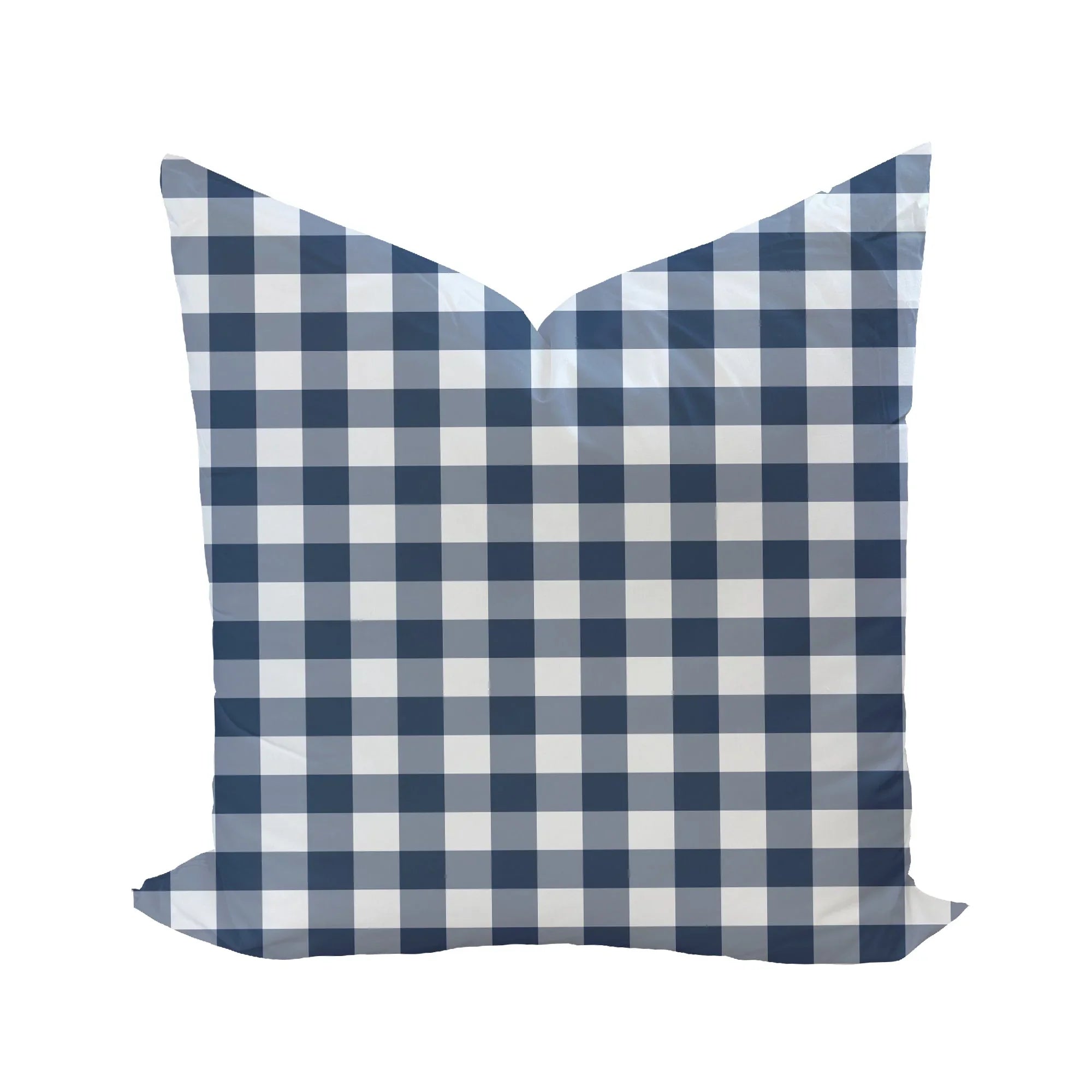 Iva Check Pillow in Admiral - The Mayfair Hall