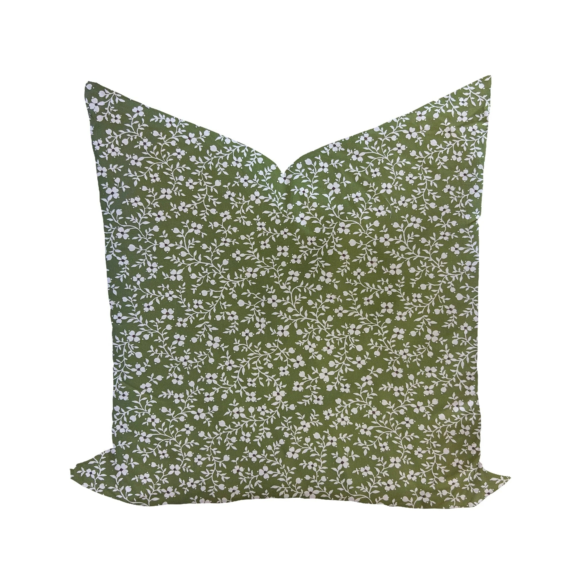 Megan Pillow in Olive Reverse - The Mayfair Hall