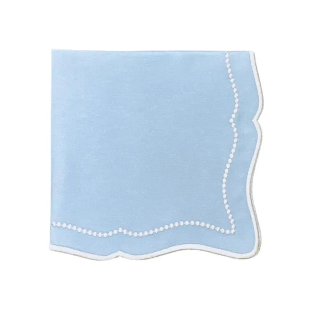 Waverly Cotton Napkin in Blue (Set of 4) - The Mayfair Hall