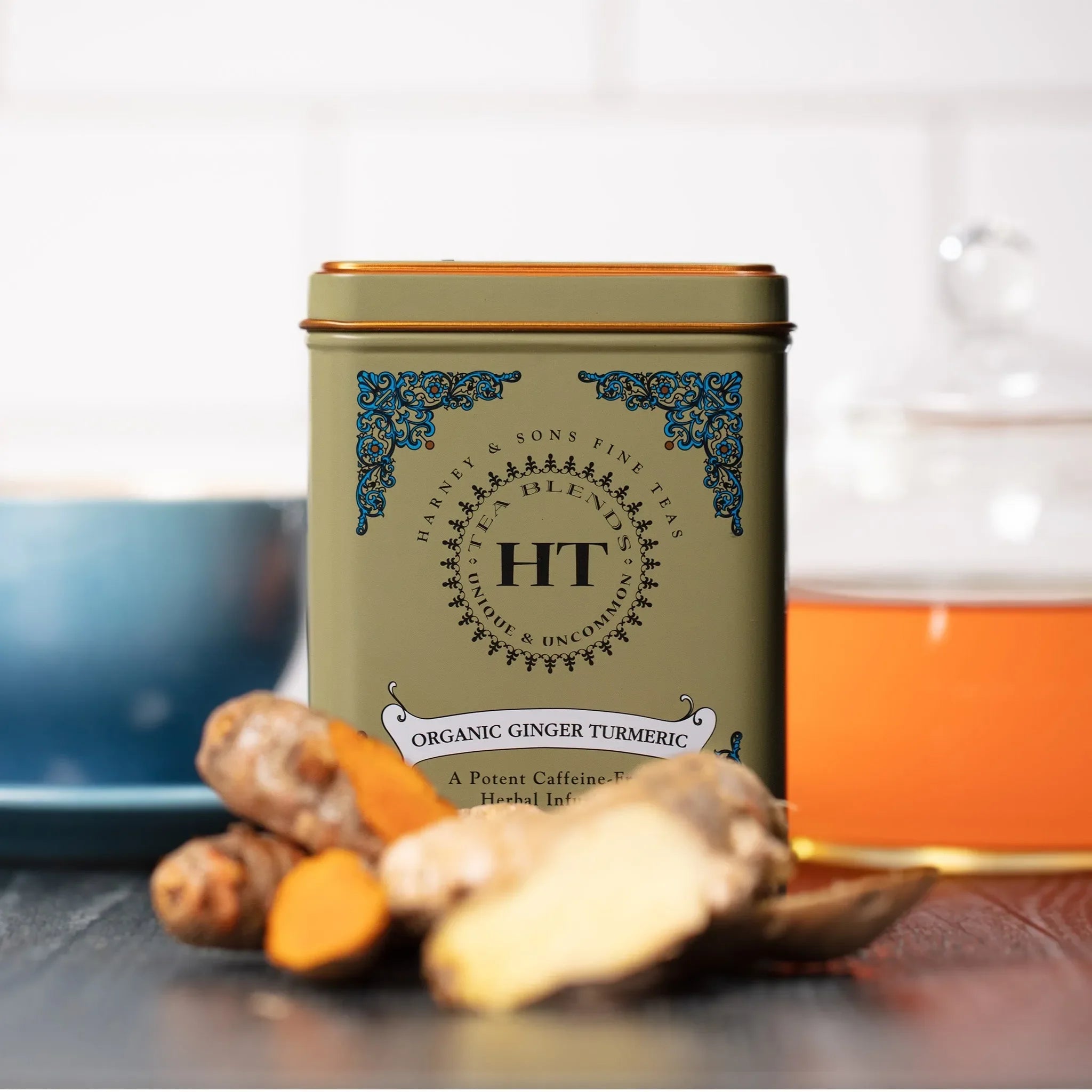 Organic Ginger Turmeric, HT Tin of 20 Sachets - The Mayfair Hall