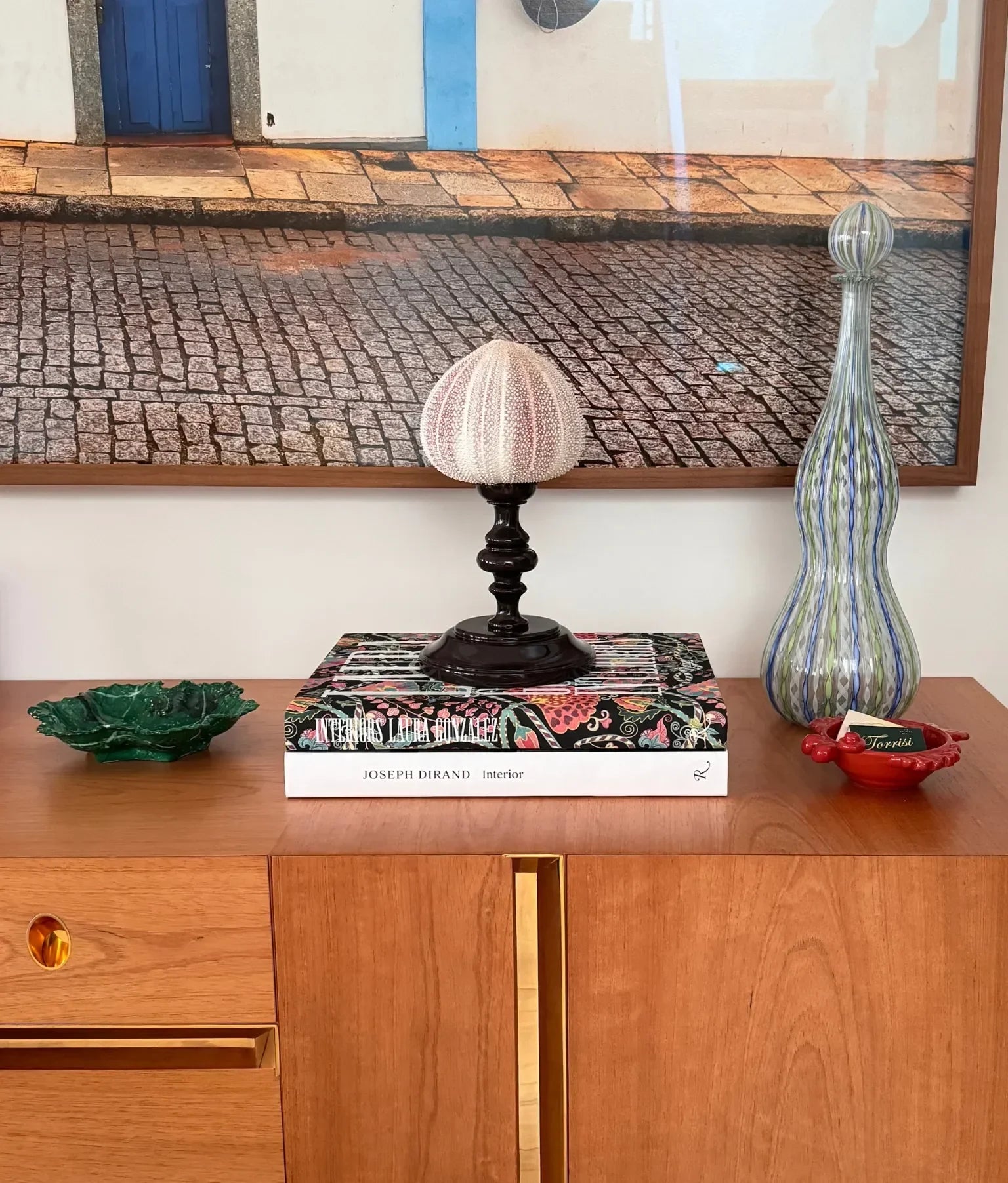 Noto Lacquered Sea Urchin Object, Marrone - The Mayfair Hall