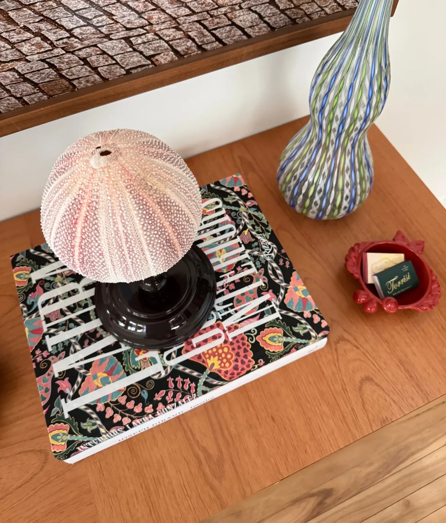 Noto Lacquered Sea Urchin Object, Marrone - The Mayfair Hall