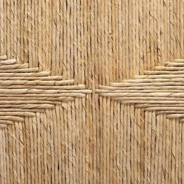 Willa Woven Banana Stem King Bed in Natural - The Mayfair Hall