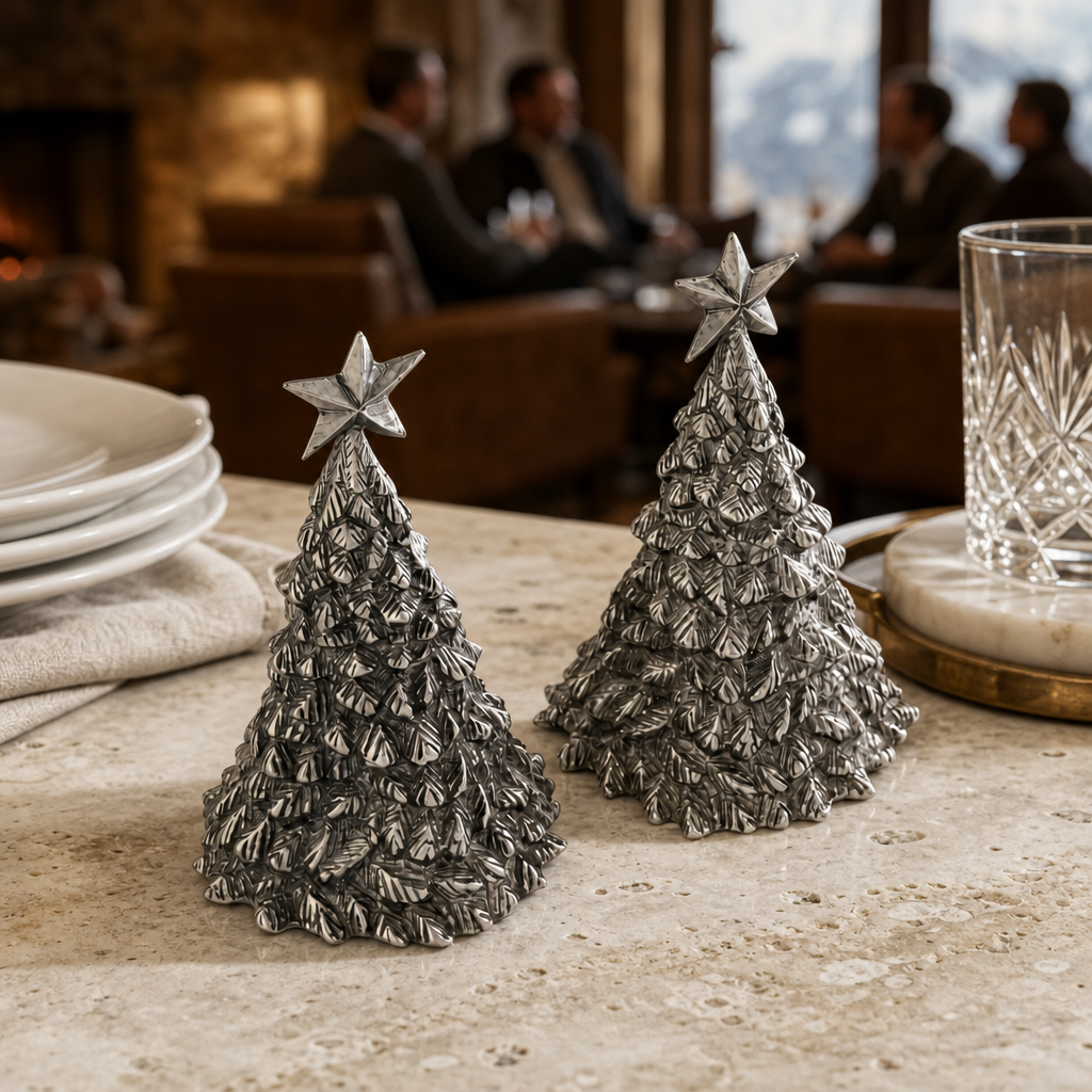 Christmas Tree Salt and Pepper