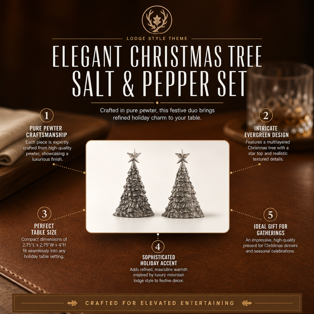 Christmas Tree Salt and Pepper