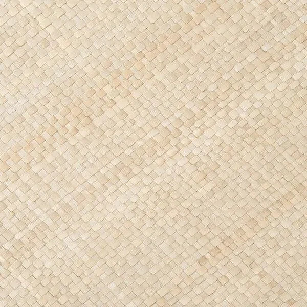 Apis Raffia Wood Accent Table in Light Natural - The Mayfair Hall