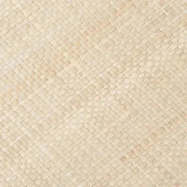 Apis Raffia Wood Accent Table in Light Natural - The Mayfair Hall