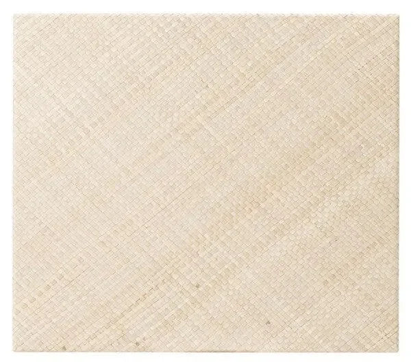 Apis Raffia Wood Accent Table in Light Natural - The Mayfair Hall