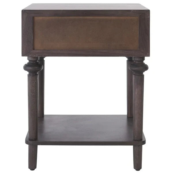 Ambrashi End Table in Dark Gray