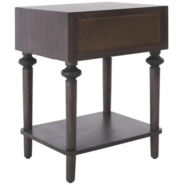 Ambrashi End Table in Dark Gray
