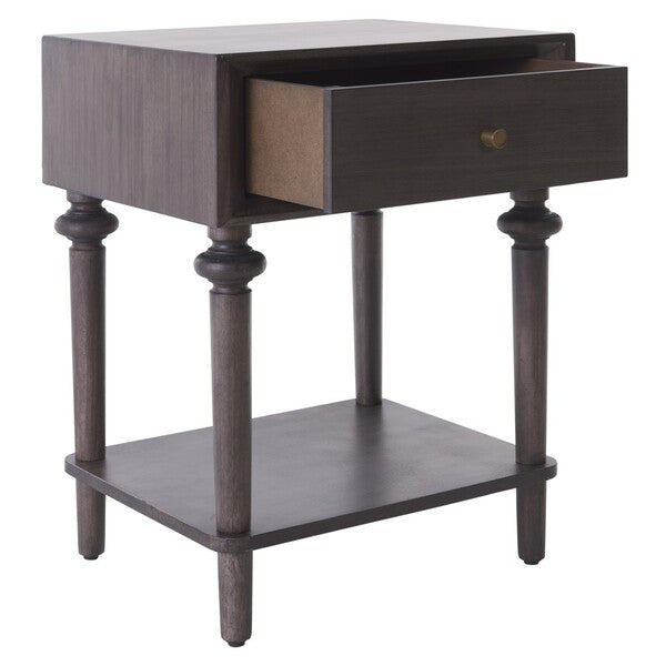 Ambrashi End Table in Dark Gray