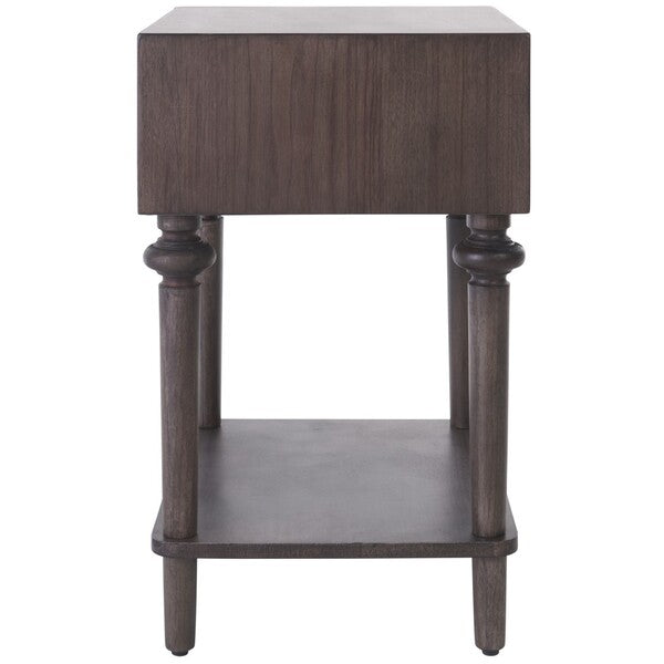 Ambrashi End Table in Dark Gray