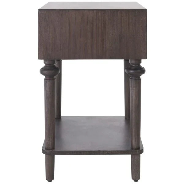 Ambrashi End Table in Dark Gray