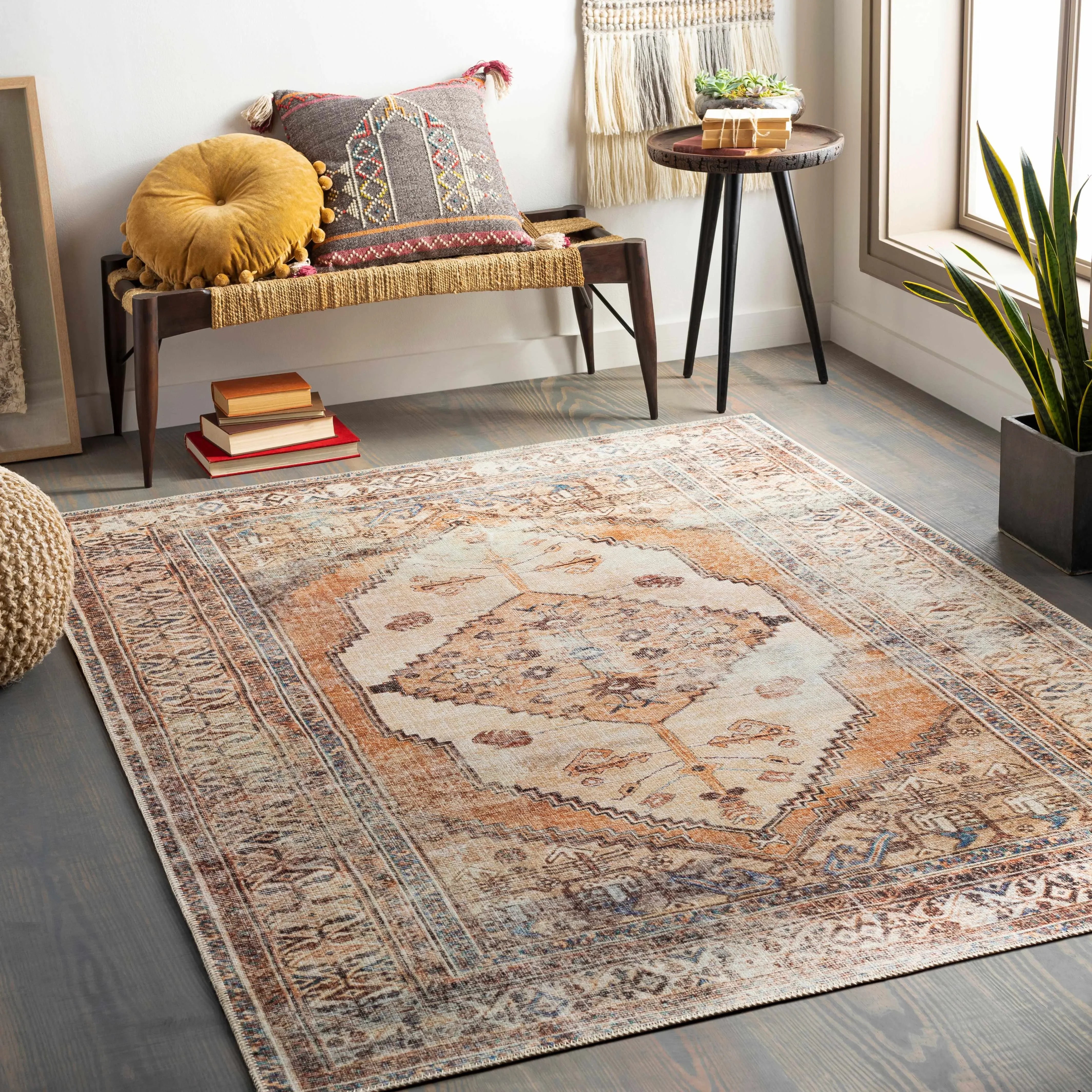 Arncliffe Washable Area Rug - The Mayfair Hall