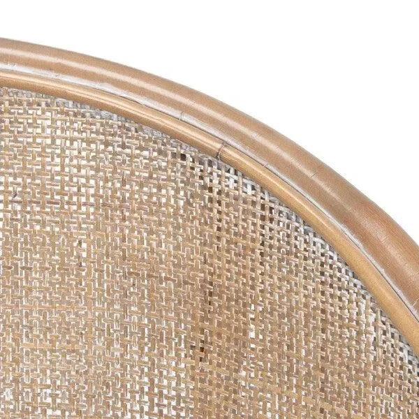 Dustin Rattan Accent Chair in Gray White Wash - The Mayfair Hall