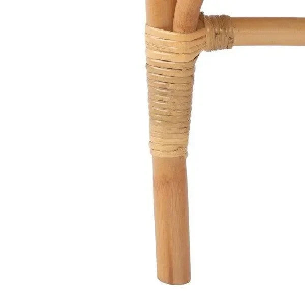 Dustin Rattan Accent Chair in Natural - The Mayfair Hall