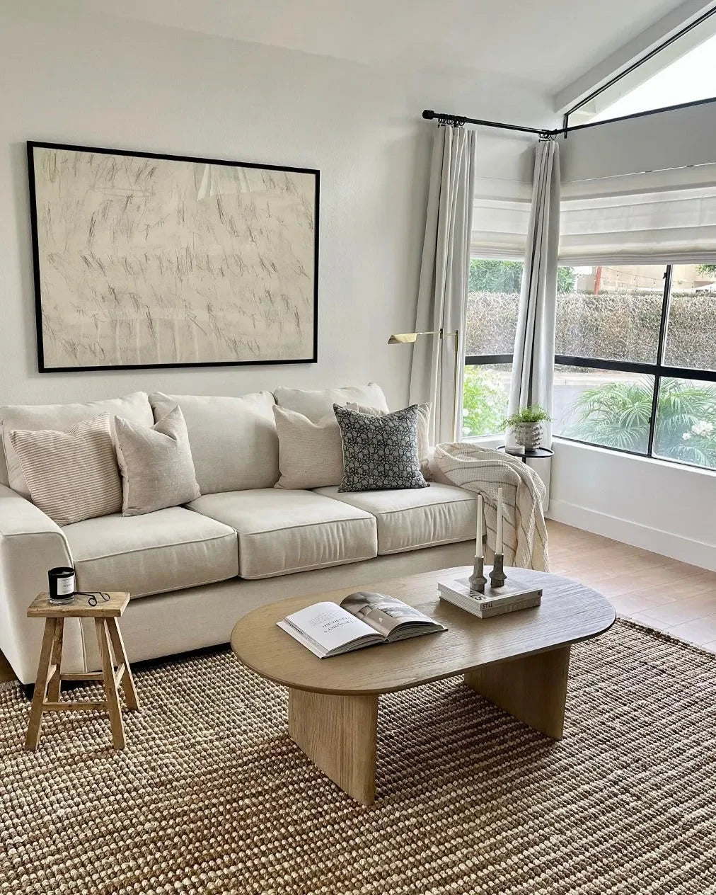 Ambel Camel Jute Rug - The Mayfair Hall