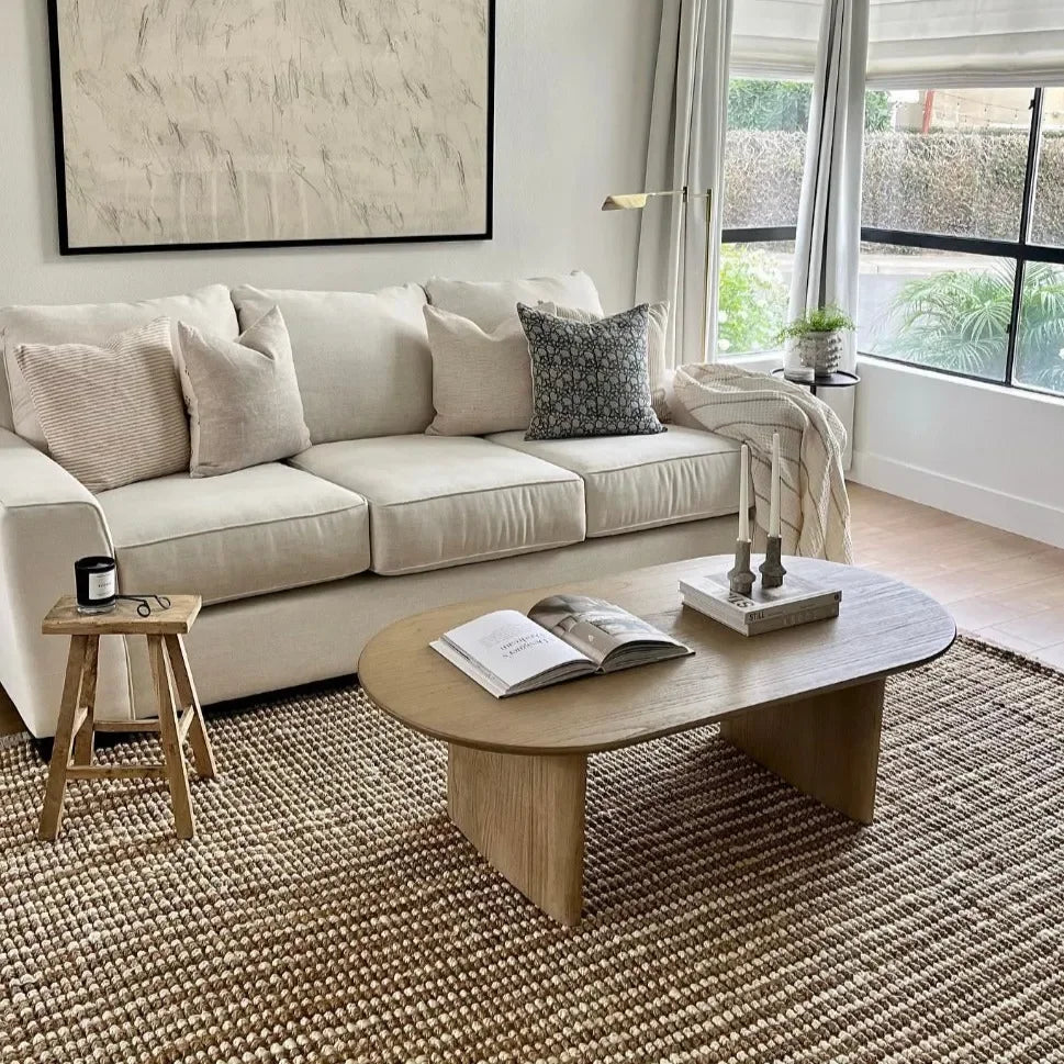 Ambel Camel Jute Rug - The Mayfair Hall