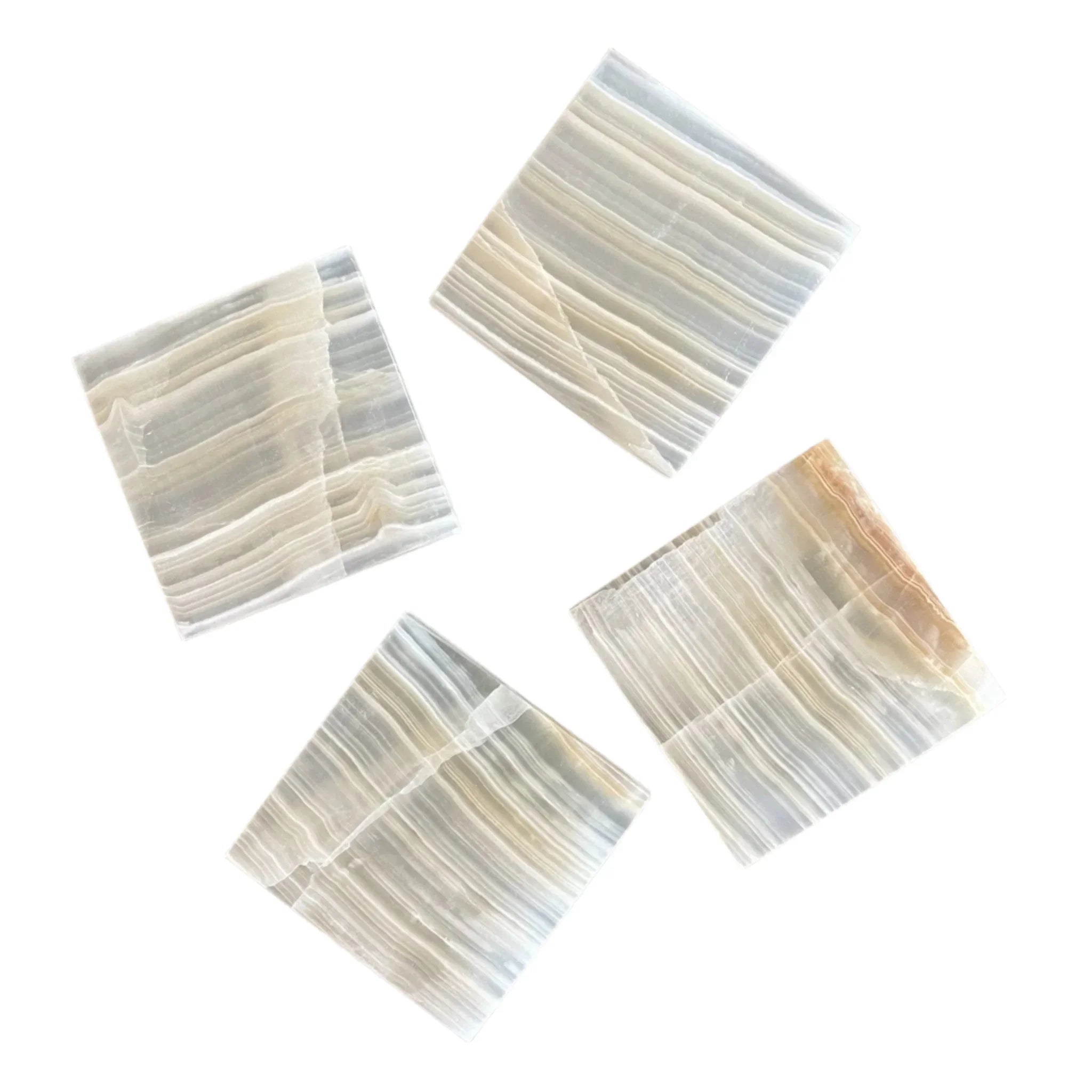 Amber Onyx Coaster Set - The Mayfair Hall