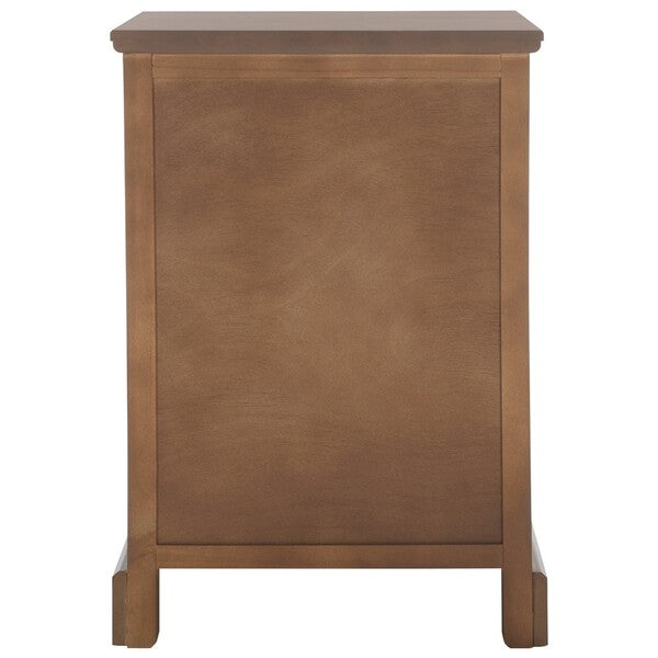 Griffin 3 Drawer Side Table in Sepia