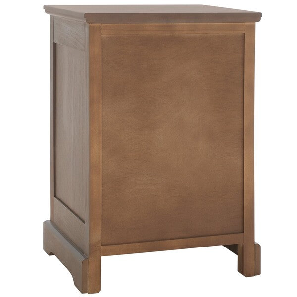 Griffin 3 Drawer Side Table in Sepia