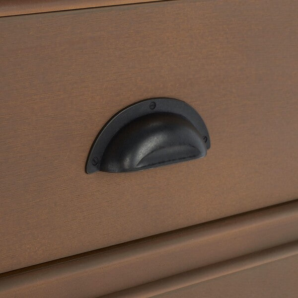 Griffin 3 Drawer Side Table in Sepia