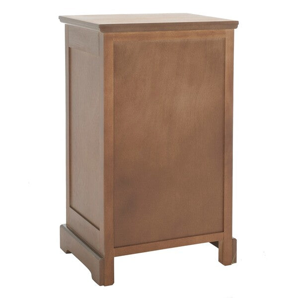 Griffin Side Table with 1 Drawer in Sepia