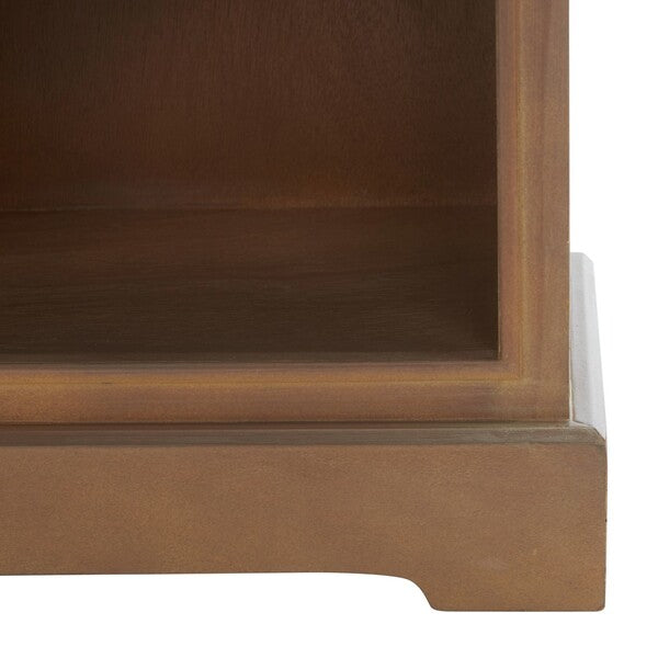 Griffin Side Table with 1 Drawer in Sepia