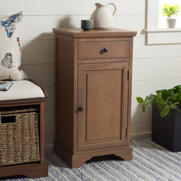 Jett Storage Cabinet in Sepia