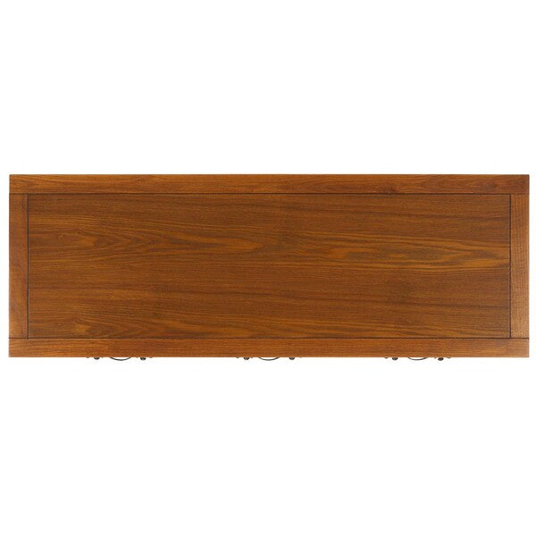 Aiden Console Table in Black and Oak with 3 Drawers & 1 Shelf