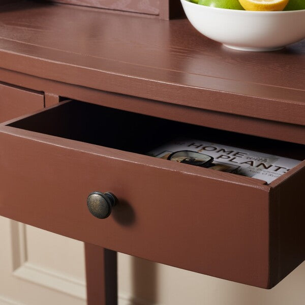 Landon Writing Desk in Henna Brown