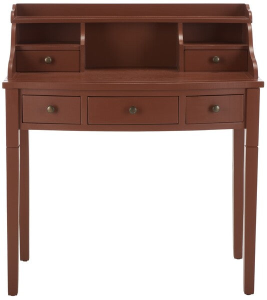 Landon Writing Desk in Henna Brown