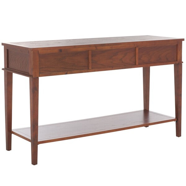 Manelin Console With Storage Drawers in Sepia