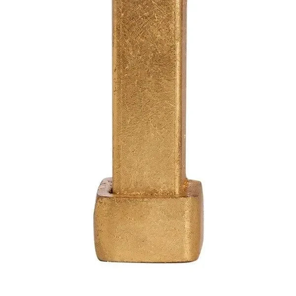 Hanzel Metal Accent Table in Gold Leaf - The Mayfair Hall