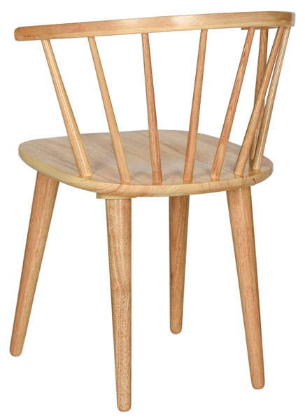 Ceres Spindle Back Dining Chair in Natural (Set of 2)