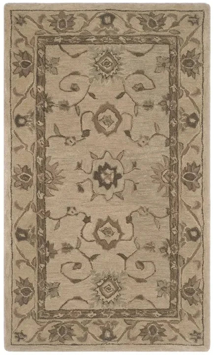 Anatolia Wool Pile Rug in Beige - The Mayfair Hall