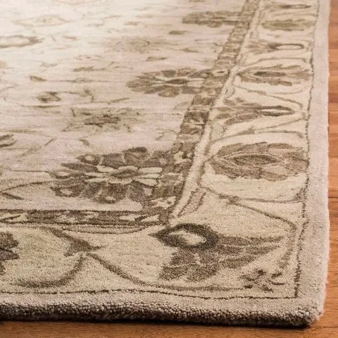 Anatolia Wool Pile Rug in Beige - The Mayfair Hall
