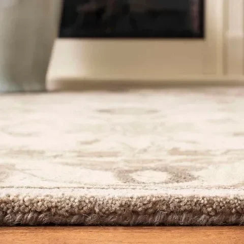 Anatolia Wool Pile Rug in Beige - The Mayfair Hall