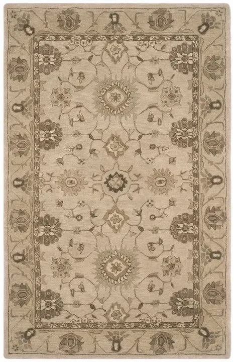 Anatolia Wool Pile Rug in Beige - The Mayfair Hall