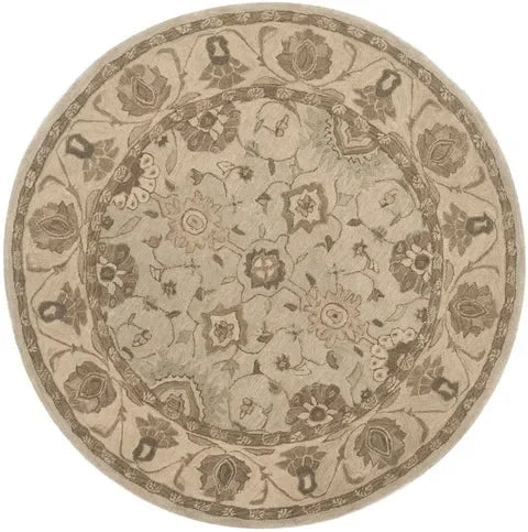 Anatolia Wool Pile Rug in Beige - The Mayfair Hall