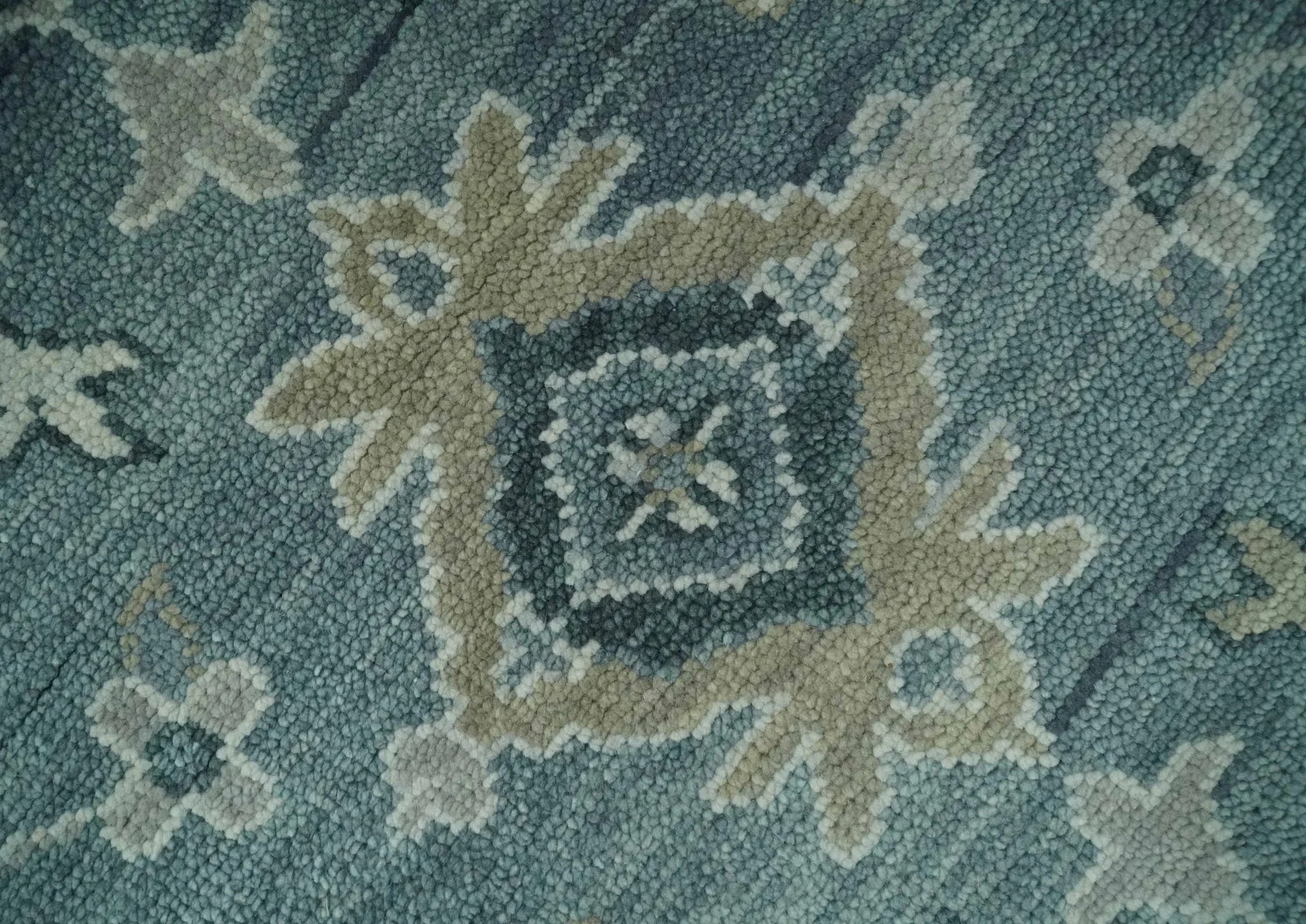 Antique 3x5, 4x6, 5x8, 6x9, 8x10, 9x12 Hand Knotted Oushak Gray and Silver Traditional Persian Area Rug | NT22 - The Rug Decor