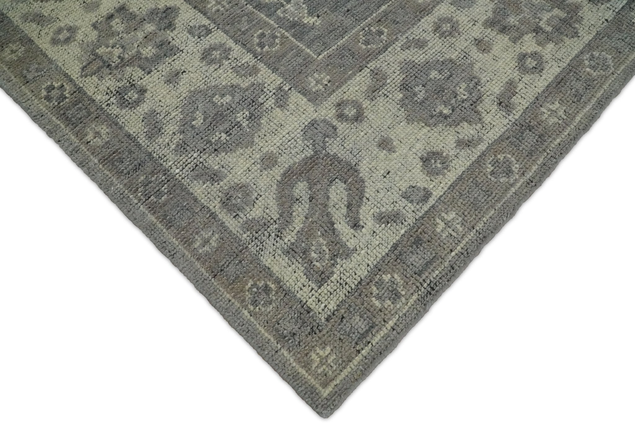 Antique 8x10 Gray and Beige Traditional Persian Area Rug | TRD2275 - The Rug Decor