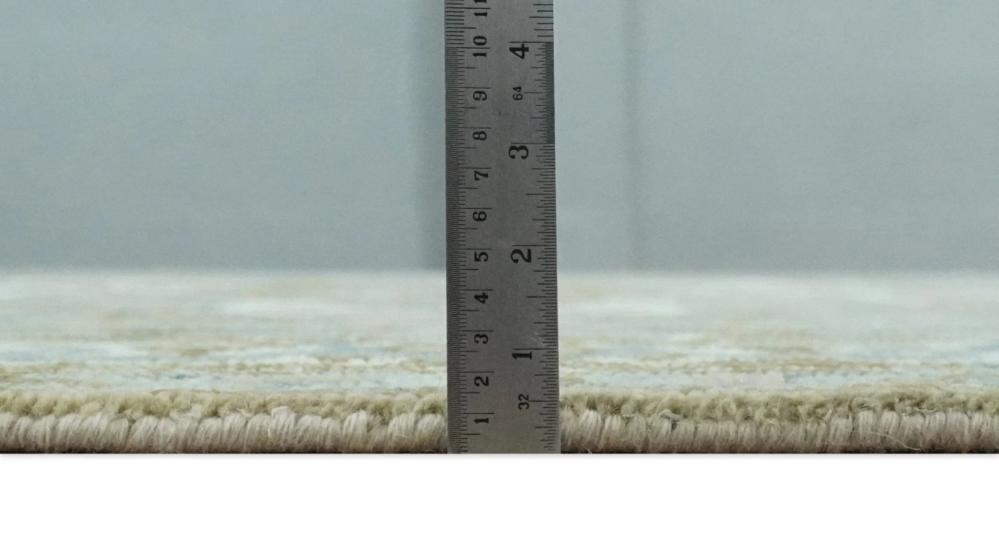 Antique 9x12 Camel, Blue and Ivory Hand Knotted Traditional Heriz Serapi Wool Rug | TRDCP929912 - The Rug Decor