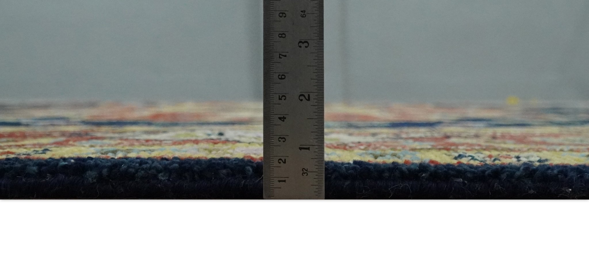 Antique Blue and Rust Hand Knotted 5x8, 6x9, 8x10, 9x12, 10x14 and 12x15 Traditional Vintage Persian Heriz Serapi Wool Rug | TRDCP906 - The Rug Decor