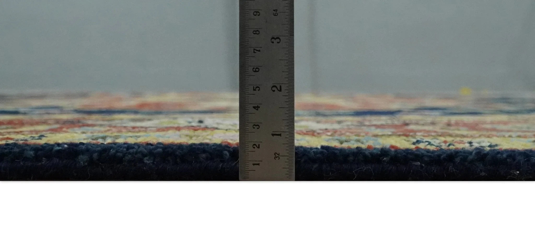 Antique Blue and Rust Hand Knotted 5x8, 6x9, 8x10, 9x12, 10x14 and 12x15 Traditional Vintage Persian Heriz Serapi Wool Rug | TRDCP906 - The Rug Decor