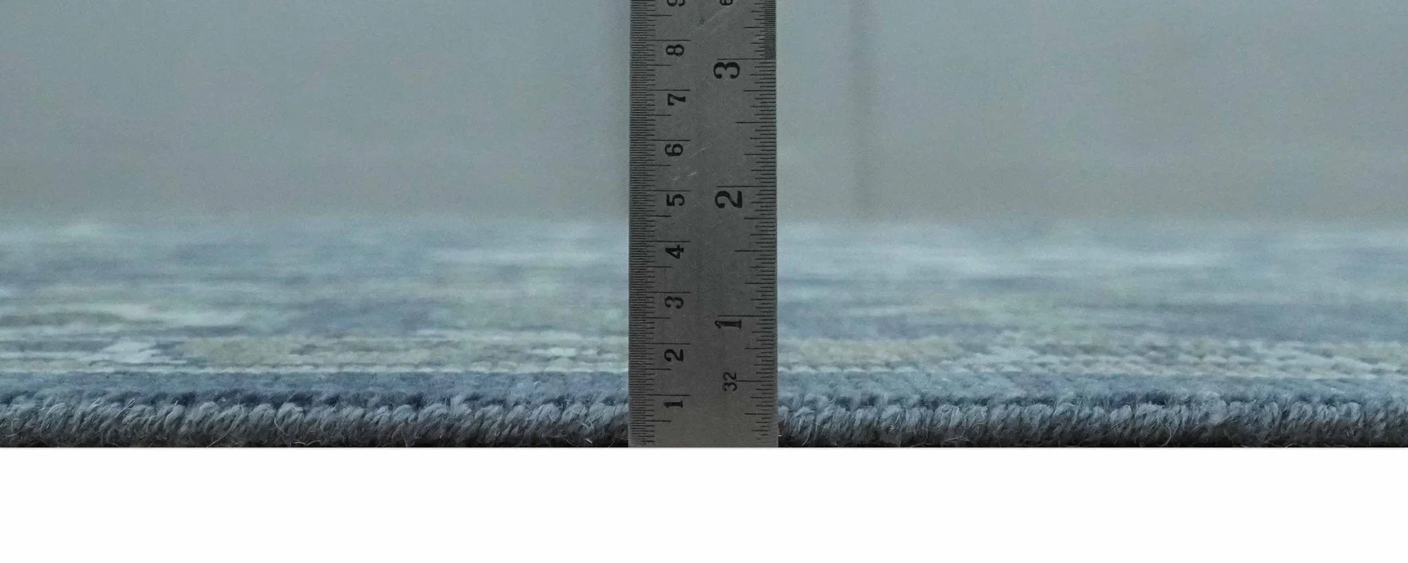 Antique Blue and Silver Traditional Hand Knotted Vintage Oushak Wool Rug, Living Room Rug | NT30 - The Rug Decor