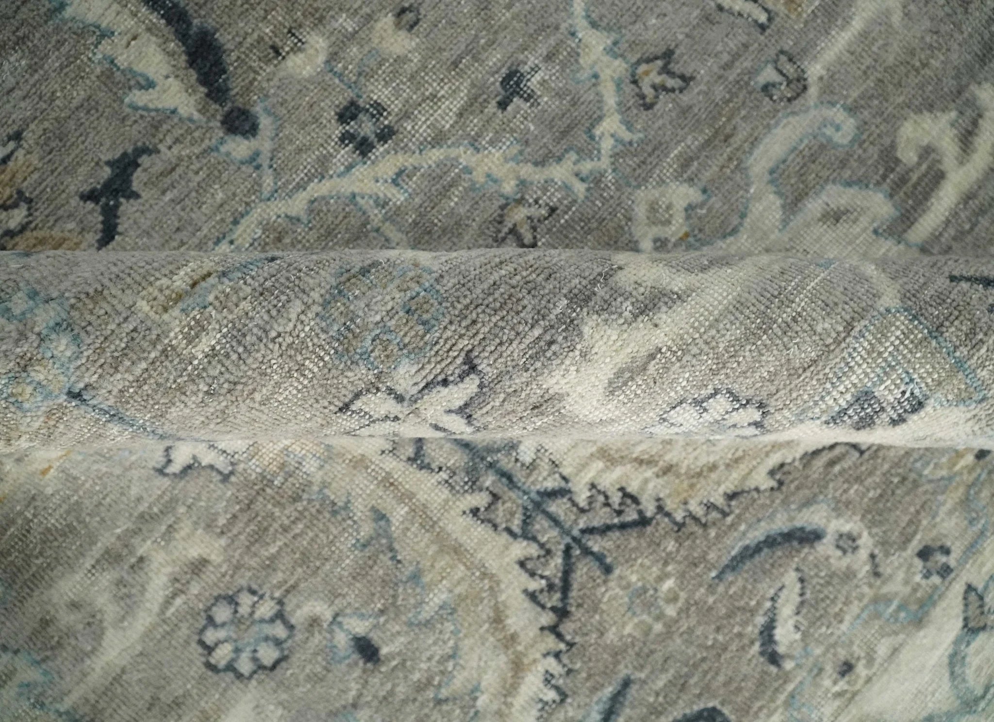 Antique Distressed Brown and Beige 5x8, 6x9, 8x10 and 9x12 Hand Knotted Traditional Persian Vintaage Wool Rug | TRD2360 - The Rug Decor