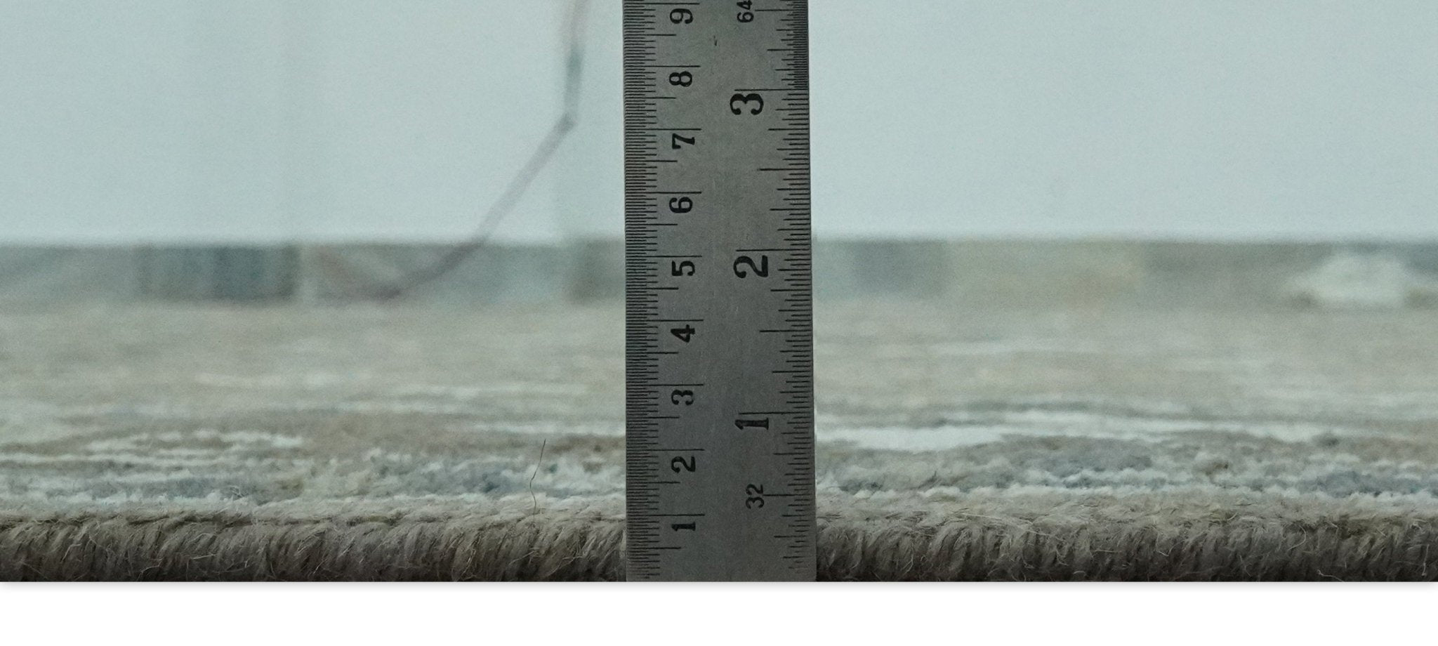 Antique look Grayish-Green and Ivory Hand Knotted Traditional Heriz Custom Made wool Area Rug - The Rug Decor